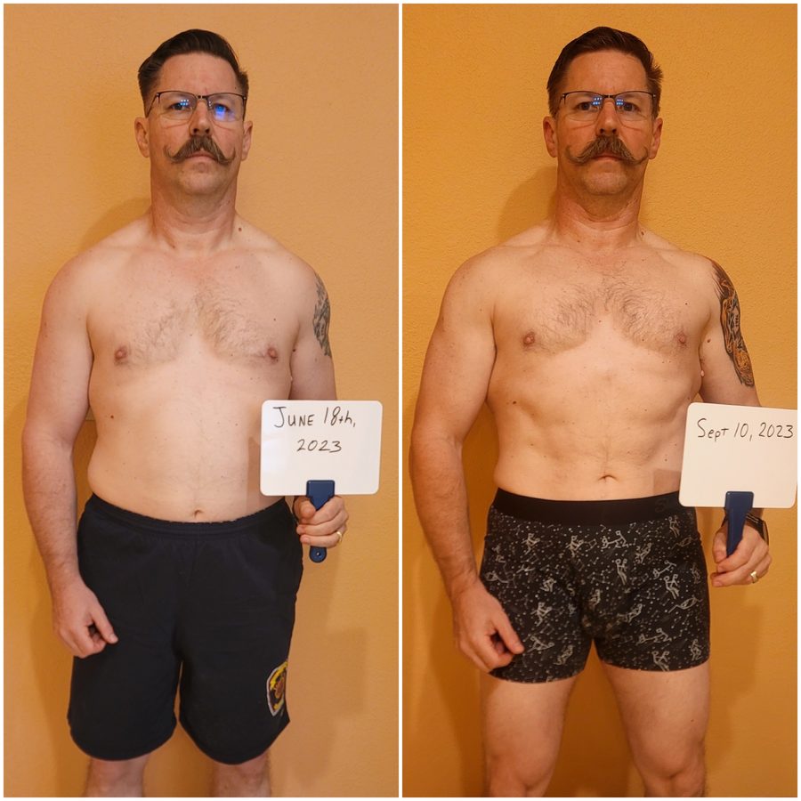 Brad transformation June-Sept 2023